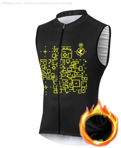 UGLY FROG Gilet Ciclismo Invernale Uomo Caldo Antivento Termico Leggero Traspirante Giacca Bicicletta Senza Maniche