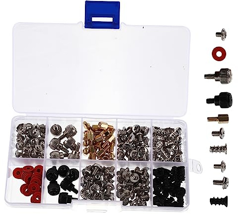 LAPYAPPE 228 Pièces Vis Pour Ordinateur Portable Et Personnel Kit De Vis Pour Carte Mère Et Disque Dur Rondelles Écartement