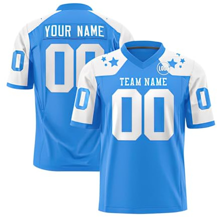 Camiseta de Rugby Personalizadas,Clubes y Escuelas - Logo, Nombre y Número,Camiseta,Personalizada de Manga Corta y Agregue el Nombre del Equipo para Hombres Mujeres y Niños