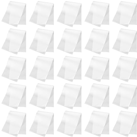 LIFKOME Feuilles de Papier pour Teinture Capillaire Blanc Pe 100 Feuilles Outil de Coiffure Isolation et Possibilité de Découpe pour Coloration Professionnelle