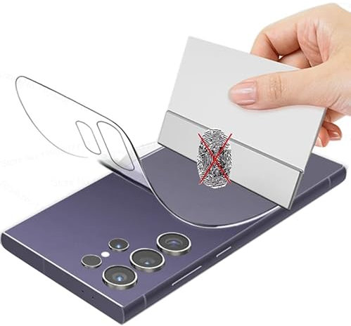 Snailcanfly 2Pcs Rear Anti-fingerprint Matte Hydrogel Film for Samsung Galaxy S25 Ultra 5G 6.9 Back Battery Cover Screen Protectors Soft Flexible Film Transparent TPU Anti-glare NOT Tempered Glass