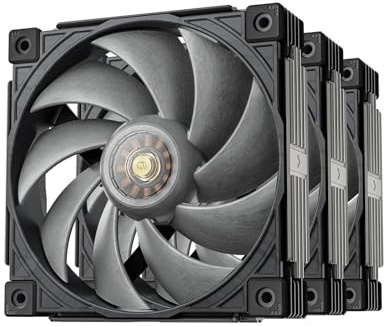 Sudokoo MACH120 3IN1 PC Lüfter 120mm : Gehäuselüfter PWM & 30mm Bauhöhe & 500-3000 RPM - Lüfter 12v PC Fan LCP mit Hybrid-Hydrauliklager, FOC-Motor, Dynamische Unwuchtkorrektur,6 Jahre Garantie