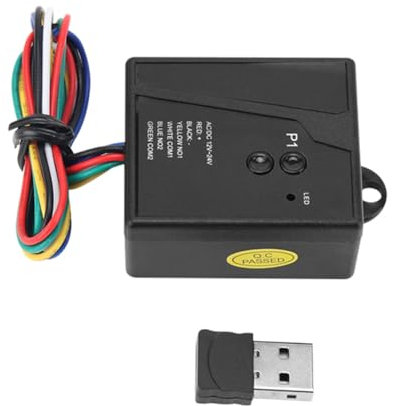 Vjsujehgy Receptor Universal de Apertura de Puerta de Garaje Sensor USB 2,4G Bluetooth 12 24V Control Remoto Receptor de Puerta Transmisor de Coche