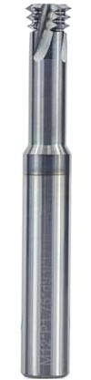 Fresa Filettata Metrica A 3 Taglienti In Carburo, Utensile CNC Per Filettatura, Alta Precisione E Lunga Durata(M2.5x0.45xD4x50)