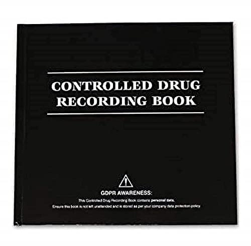Libro de registro de drogas controladas por GDPR - Tapa dura