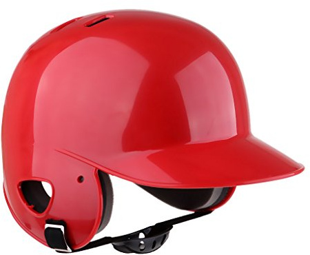Tubayia Professional baseball softball säkerhet hjälm cap skyddshjälm för huvudskydd (röd)