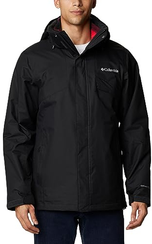 Columbia Bugaboo Fleece Interchange Jacket, Chaqueta De Invierno 3 En 1 para Hombre, Black, Talla XXL