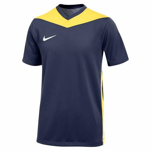 Nike FD7438-410 Dri-FIT Park Derby IV T-Shirt Unisex Midnight Navy/Tour Yellow/White Tamaño XS