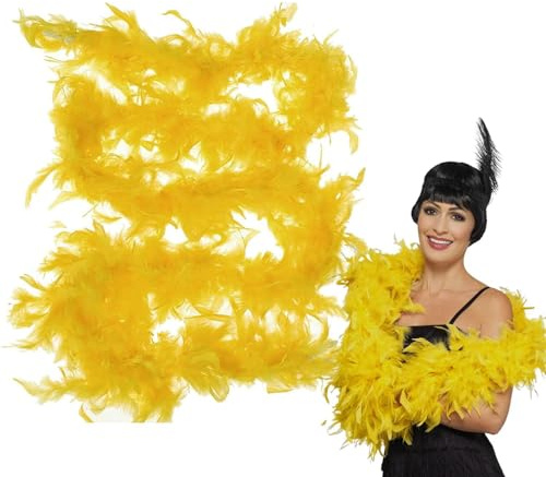 Federboa, flauschig, Federboa, leicht, Federboa, flauschig, rosa, Federboa, Federboa, für kleine Blätter, Federboa, bunt, Federboa, handgefertigt, gelb, Se référer au descriptif