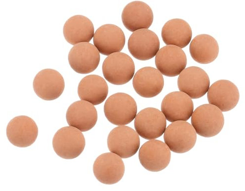 QUARKZMAN Piedras de Arcilla 9-10mm 0.22 Lbs Marrón Jardinería Bolas en Macetas para Cultivo Hidropónico, Suministros de Jarrones, Decoración de Bonsái