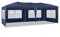 TUKAILAi Faltpavillon 3x6m, Partyzelt Pavillon mit 6 abnehmbaren Seitenwänden, Wasserdicht Stabil Gartenzelt Pavillon, Gartenpavillon für Hochzeiten, Freien, Garten (Blau)