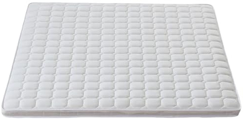 DRFGHK Materasso in pura fibra di cocco, supporto rigido con elasticità suddivisa in zone, ecologico e ad alta temperatura, ideale per chi dorme sulla schiena e sullo stomaco, bianco, 135 x 200 5 cm
