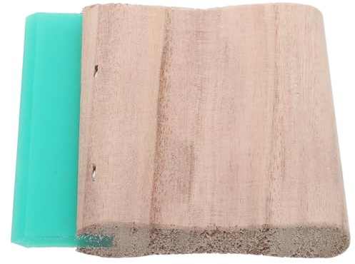 AKOOSY Raspador de Serigrafía con Mango de Madera Ergonómico Herramienta de Durometro para Impresión Precisa de Tinta Tela y Manualidades Accesorio Profesional para Estudios y DIY