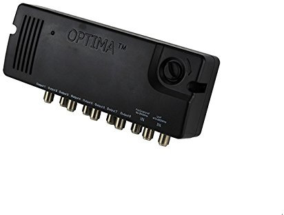 Vision Optima da8-20 8 Way LTE TV Distribution Multi-Output Domestic Amplifiers with Level Control