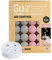 GuirLED - LED Baumwollkugeln Lichterkette USB - Drahtlose Fernbedienung - Baby Nachtlicht 2h - Dual USB 2A Netzteil enthalten - 4 Intensitäten – 24 Kugeln 2.4m - Églantine