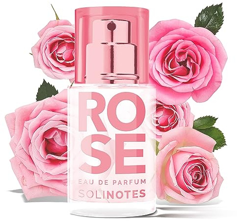 Parfum Femme SOLINOTES Rose - Eau De Parfum | Fragrance Florale et Apaisante - Cadeau Parfait pour Elle - 15 ml