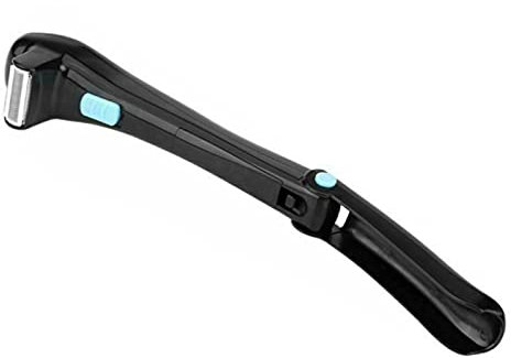 iFCOW Rückenrasierer für Herren, Herren, faltbar, elektrisch, zum Selbermachen, langer Griff, Rückenhaarrasierer für Männer, Rasierer, Trimmer