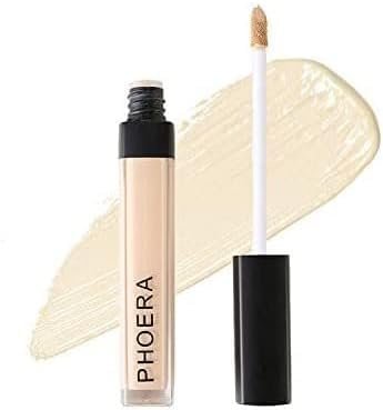 Phoera Full Coverage Concealer, hochpigmentiertes für dunkle Ringe unter den Augen, Feuchtigkeitscreme, hilft, überschüssiges Öl zu kontrollieren 20 g (1 Stück) 102 Neutral