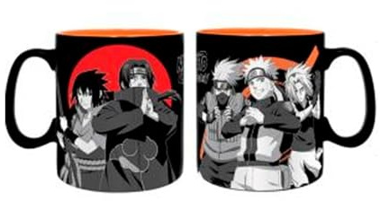NARUTO SHIPPUDEN - Mug -460ml-Group black & white
