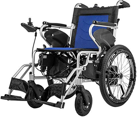 Wheelchair,Motion Healthcare te Trekker Powerchairs - Electric Motorized for Adults Two High Speed Motors, Bluea,