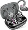 Ecouteurs Bluetooth sans Fil Sport, 2025 Headphones 5.4 HiFi Stéréo, Ecouteurs sans Fil avec ENC Mic, Ecouteur Pour Courir, IP7 Étanche Écouteur, 40H, Oreillette Sans Fil, Casque Écran LED, Gris