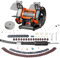 VEVOR Macchina Lucidatrice da Banco 50W Velocità 3590 giri/min 3 Mole per Lucidatura Gioielli Metalli Pietre, Lucidatrice per Gioielli da Banco Doppia Testa Altezza Centrale 7 cm di Motore Brushless