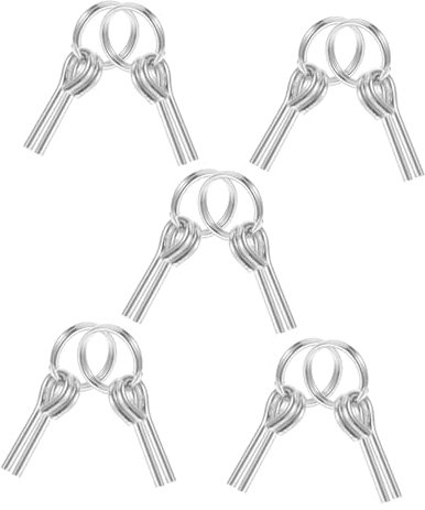 iplusmile 10pezzi Picchetti Per Con Anello Accessori Per Camping e Attività All Aperto Facili Da Installare e Resistenti Per Eventi Giardino e Marcatura Di Confini