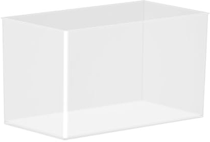 Aquarium Miniature pour Poissons | Bocal Ultra-Transparent - Terrarium en Verre Ultra-Transparent pour Crevettes, Araignées Et Décorations Miniatures Idéal pour Femmes, Hommes Et Espaces Temporaires