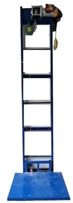 Zhaoj24-05 Industrie Hebebühnen Kleiner Lastenaufzug Elektrischer Haushaltsaufzug, einfache Monorail-Hebeplattform Festes Lager verfügbar