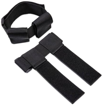 SkyPOOU Tibialis - 2 cinghie per piedi per allenamento con manubri, peso regolabile, attrezzatura per il fitness, allenamento per la forza delle gambe