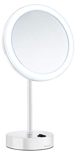 SMEDBO OUTLINE Kosmetikspiegel 5-fach Vergrößerung Dual Light LED Touch weiß FK484EW