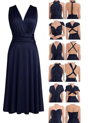 Juvell Vestido de Dama de Honor Corto Infinity Dress Midi para Boda - 1100
