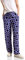 STREET ONE Damen A377879 Viskose Hose Mit Print, Violet Blue, 42W / 30L EU