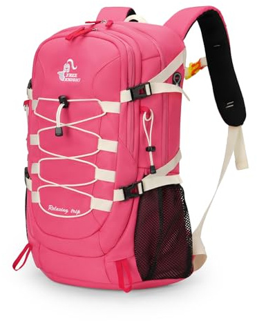 Bseash 40L Zaino da trekking leggero e impermeabile con copertura antipioggia, zaino da viaggio sportivo all'aperto per ciclismo, sci, campeggio, arrampicata