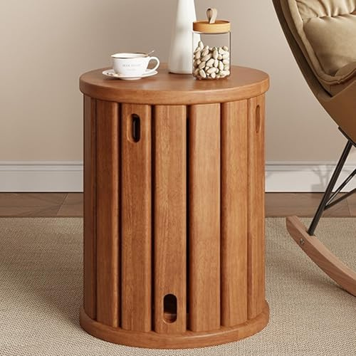 Lot de 4 tabourets empilables en bois massif, multifonctionnels, peuvent être utilisés comme repose-pieds, tables basses, tables d'appoint, tables de chevet, chaises de salle à manger