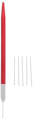 DIYEAH 1 set di strumenti per il rerooting delle bambole, aghi per il rerooting da 0,6 mm con manico, accessori fai da te per la creazione e il restauro dei delle bambole per principianti