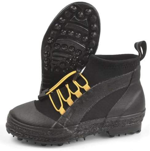 EpheyFIF Crampons Anti Colle Équipement de Rafting Chaussures de Pêche Atterrissage Chaussures de Pêche à la Mouche Chaussures de Pêche sur Rock Pêche Chaussures