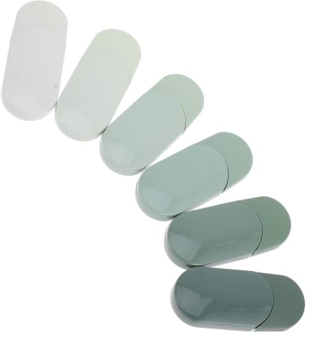 Gatuida 6 Pièces Ruban Correcteur à Rouleau Mini Blanc, Ruban Gomme en Pet, Prise en Main Confortable, Design Ergonomique, pour Prise de Notes, Étudiants et Employés de Bureau