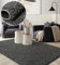 the carpet Foxy Shaggy Teppich - Hochflor Teppich Wohnzimmer & Schlafzimmer - Waschbar & rutschfest - Anthrazit 120 x 170 cm