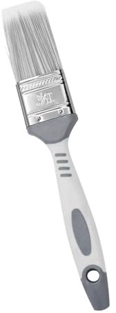 XLWLLNJ Wandmalwerkzeug, Reinigungsbürste mit Griff, Möbelpinsel zum Kleben, Acryl-/Ölfarbe, Heimwerken, Grau 1.5 Zoll