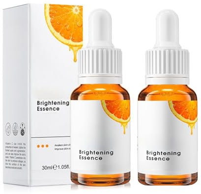 Sérum Vitamine C, Une Formule Puissante et Avancée, Hydrate, Éclaircit, Raffermit la Peau, Anti-âge, Anti-rides et Anti-taches Pour le Visage 30ml*2 serum8-1