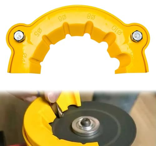 Bohrerschärfer, Bohrerschleifzubehör mit mehreren Spezifikationen, Winkelschleifer Bohrerschärfer, Bohrer Schleifgerät Zubehör, Bohrerschleifgerät Hilfswerkzeuge, Bohrer Schleifen für alle Bohrer,1pc