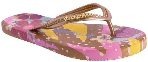 DON ALGODON Chanclas Mujer – Chanclas para Playa y Piscina - Sandalias Flip Flop de Goma con Suela Antideslizante y ligera (Multicolor, Sistema tallas calzado EU, Adulto, Mujer, Números, mediano, 39)
