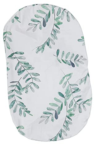 Fdit Housse de Berceau pour bébé, Douce, Respirante, Lavable, pour Chaise Longue pour nouveau-né, Adaptée aux Quatre Saisons (Feuille)