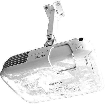 ELIX Supporto per proiettore laser da soffitto per Epson EB-L210W EB-260F EB-265F, soluzione professionale per montaggio a soffitto, preparato con precisione