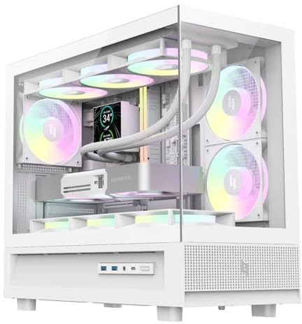 GAMEMAX NEX PC-chassi-serie (vit, NEX C31)