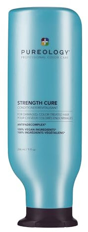 Pureology Strength Cure, Strengthening Conditioner, For Damaged, Colour Treated Hair, Vegan Formulas, Sulphate Free for a Gentle Cleanse