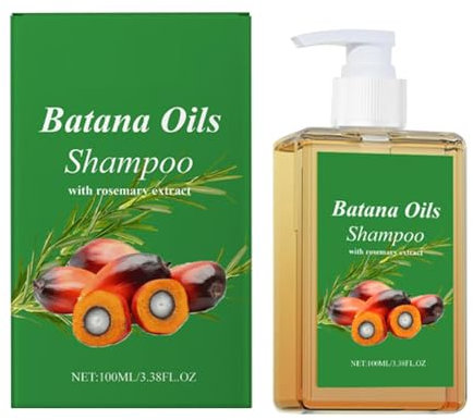 Shampooing À L'huile De Batanas Pour La Pousse Des Cheveux,Huile De Batanas Biologique Avec Romarin,doux Et Moelleux Pour Hommes Et Femmes,Prévient La Chute Des Cheveux