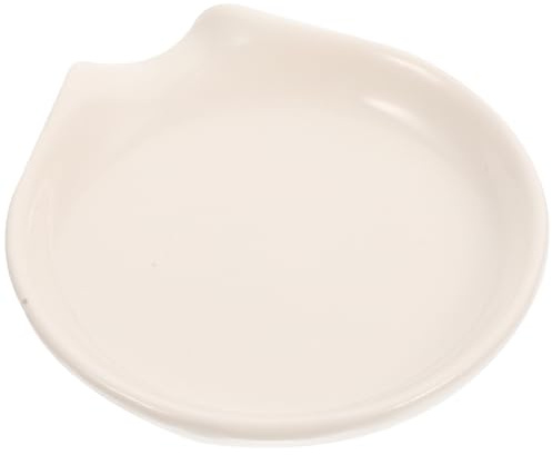 Healifty Soporte para Cucharas de Cerámica Pequeño para Uso Diario, Práctico Portacucharas Hogar, Reposacucharas Resistente y Decorativo Adecuado para Cocina y Comedor