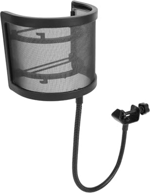 Vvikizy Mikrofonskydd Vindruta Stor Storlek U-format Professionellt Popfilter för Inspelningsskydd för Livestreaming